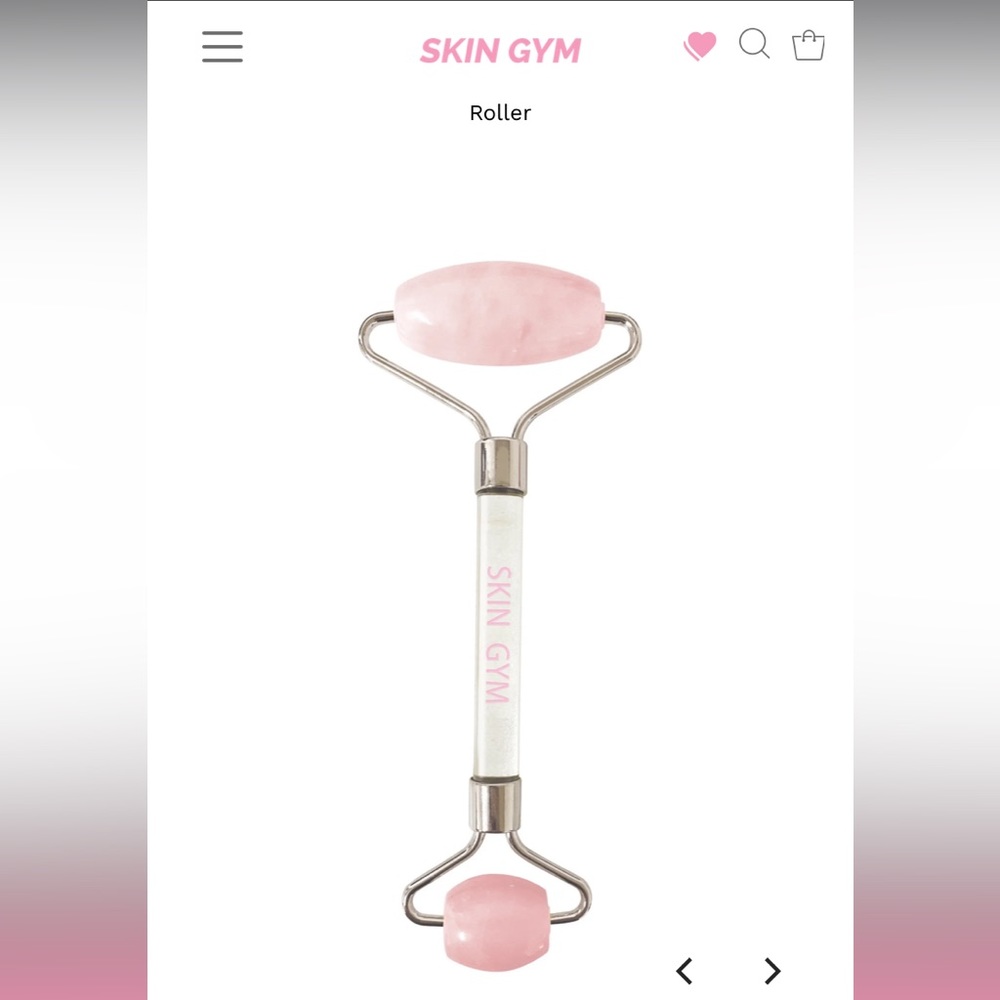 Rose Quartz Facial Roller unused